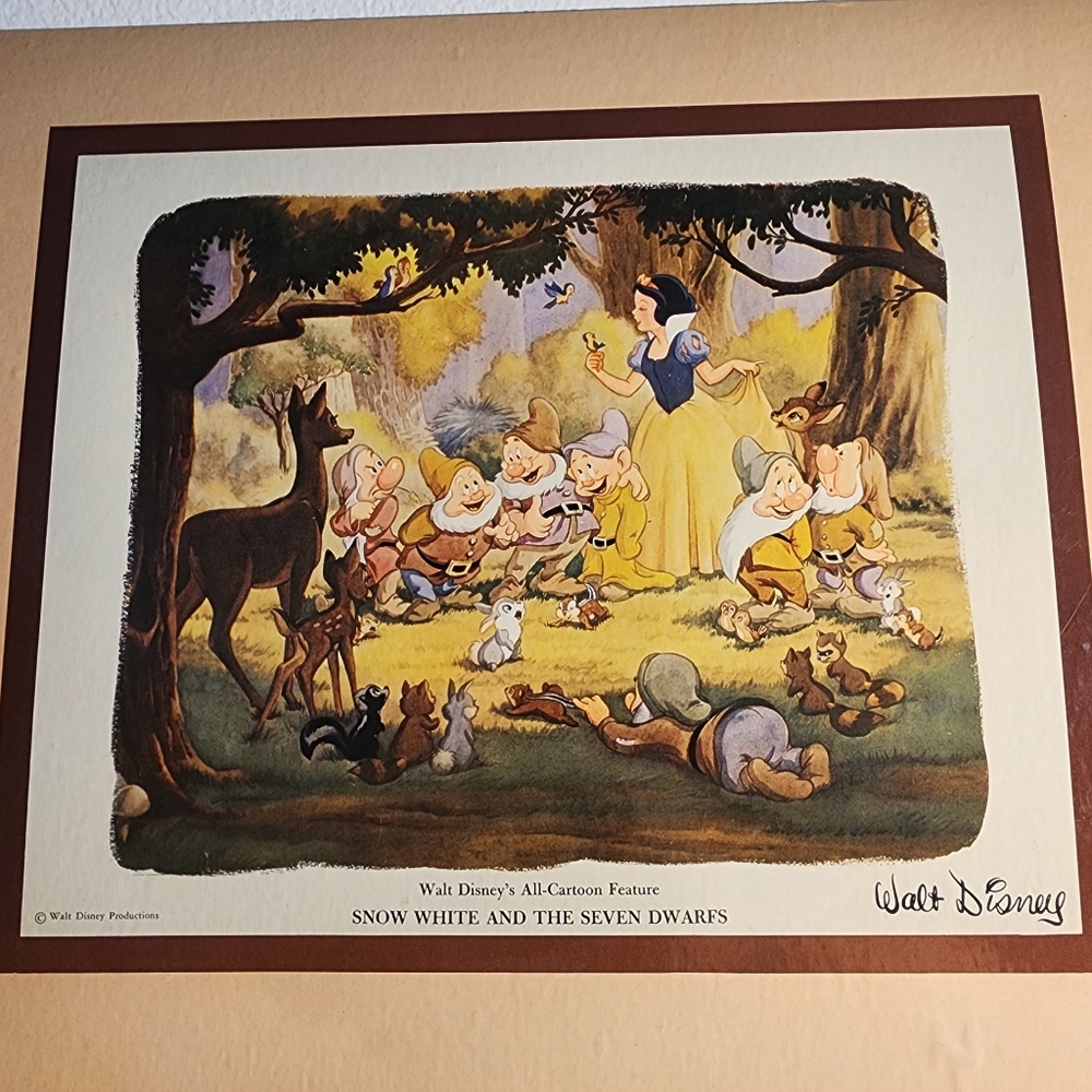 Disney Snow White and the Seven Dwarfs Art Print - Picture 9 of 15